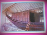 HOPCT 6804 BARCA REGALA FOLOSITA DE CHEOPS DIN LEMN DE CEDRU -EGIPT -AFRICA-NECIRCULATA