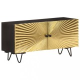 vidaXL Comodă TV, 90x30x45 cm, lemn masiv de mango