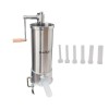 Aparat pentru umplut carnati, 5Kg,2010 MSA, vertical din inox, 6 Palnii Incluse, Floria