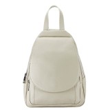 Rucsac crem din piele naturala 8906 122