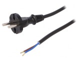 Cablu Alimentare Negru 1.5m 2x1mm2 16A