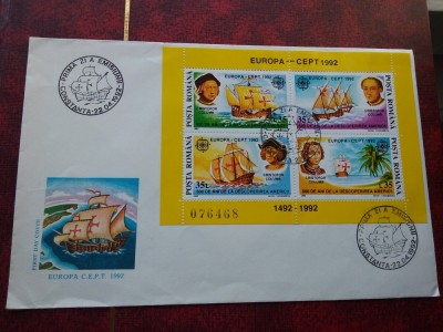 1992-EUROPA CEPT Columb-FDC foto