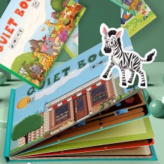 Carte de activita?i cu autocolante ?i joc puzzle foto