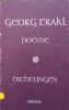 Poeme Georg Trakl - Editie Bilingva Germana-Romana, Paideia 1991, Carte Poezie, 156 pagini
