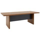 Cumpara ieftin Masa de conferinta Oscar 5cm nuc - antracit 240x120x76cm