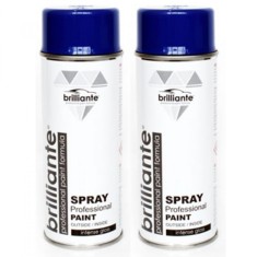 Pachet 2 x Vopsea Spray Brilliante Albastru Marin Ral 5002 400 ml