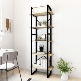 Cumpara ieftin Bibliotecă 5 rafturi stejar sonoma 60x30x175 cm, lemn prelucrat