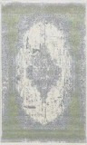 Covor VICTORIE ANDRA 37046A, polipropilena/poliester, verde/gri, 125 x 200 cm, Dreptunghi