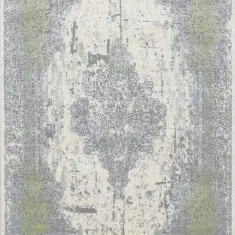 Covor VICTORIE ANDRA 37046A, polipropilena/poliester, verde/gri, 125 x 200 cm