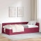 vidaXL Cadru de pat colțar Altele cu headboard bordo 80 x 200 cm 42016065