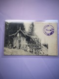 Carte postala Sinaia, Pavilionul Sft. Anna, 1908, circulata, Fotografie, Prahova