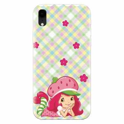 Husa silicon pentru Apple Iphone XR, Strawberry Girl foto