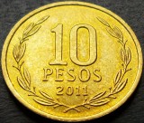 Cumpara ieftin Moneda 10 PESOS - CHILE, anul 2011 *cod 828 A = UNC, America Centrala si de Sud