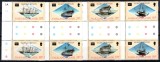 Falkland 1986, Mi #449-452**, navigatie, corabii, vapoare, MNH! Cota 19,50 &euro;!, Transporturi, Nestampilat