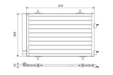 VALEO 814365 Condensator, climatizare