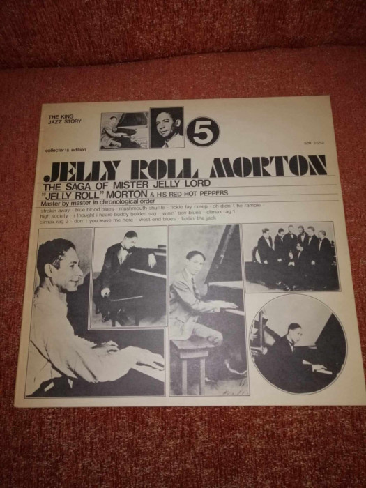Jazz Swing era Jelly Roll Morton Joker 1973 Italia vinil vinyl NM