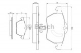 Set placute frana,frana disc OPEL VECTRA B Combi (31) (1996 - 2003) BOSCH 0 986 424 360