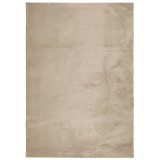 Cumpara ieftin Covor HUARTE, fir scurt, moale si lavabil, nisipiu, 160x230 cm