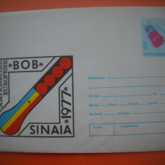 HOPCT PLIC 836 CAMPIONATELE EUROPENE BOB SINAIA 1977 -PRAHOVA -ROMANIA