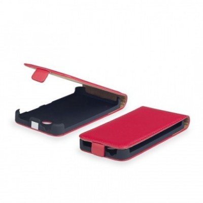 Husa piele Vision Apple iPhone 5C Flip Rosu foto