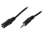 Cablu Audio Jack 3,5mm 5m Negru, Logilink