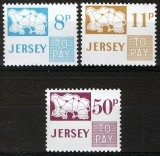 Jersey 1975 - Porto, harta, serie neuzata