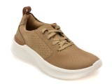 Cumpara ieftin Pantofi sport CLARKS bej, SOLEVANA STYLE, din nabuc