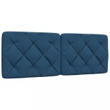 Gossi perna pentru tablie de pat, albastru, 120 cm, material textil