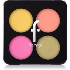 flormar Color Eyeshadow Palette paletă cu farduri de ochi culoare 005 Summer Breeze 6 g