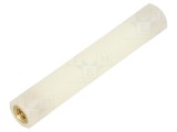Bucșă izolantă DREMEC M6 80mm poliamidă albă UL94V-2
