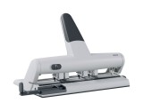 Perforator hartie 4 perforatii 30 coli metal Argintiu Leitz partial reciclat si reciclabil Perforator metalic Leitz 5114 cu 4 perforatii reglabile 30
