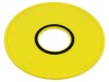 Tăbliță Descriptivă EAO Plastic Galbenă 75mm pentru Butoane de Siguranță