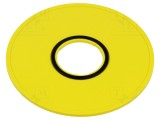 Tăbliță Descriptivă Plastic Galbenă 45x75mm
