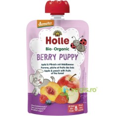 Piure de Mere, Piersici si Fructe de Padure pentru Copii +8 Luni fara Zahar Demeter Ecologic/Bio 100g