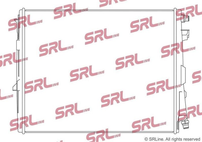 Radiator Bmw 2, 3, 4 / Gc, I4, Ix, Z4 G29, motor: 2.0 T, 3.0 R6 T, radiator auxiliar; intrare/iesire conectare rapida, 615x498x26, SRLine, Aluminiu/