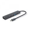 Hub USB multifunctional - HDMI + Type-C 3.0 - 3xUSB-A, 1xType-C - 5 Gbps, 100 W - negru Best CarHome
