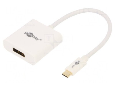 Adaptor USB C la DisplayPort 0.2m Alb foto
