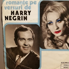 Romante pe Versuri de H.Negrin (epc 10-442/Electrecord ) -format mic - VINIL/NM