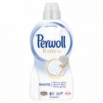 Detergent Lichid Pentru Rufe, Perwoll, Renew White, 1.98 l, 36 spalari foto