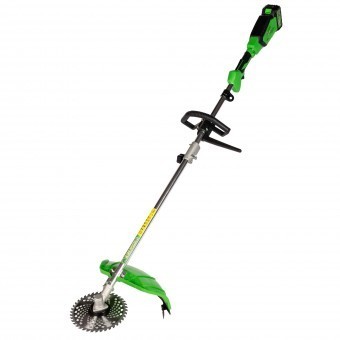 Motocoasa (Trimmer) electrica Micul Fermier 20V, 2 acumulatori 4Ah, maner simplu, motor fara perii foto