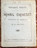 MIHAIL EMINESCU/CATEVA POEZII TRADUSE IN FRANCEZA DE AL.Gr.SUTU(Ed.BILINGVA)1911/ SEMNATURA FACSIMIL : A.D. XENOPOL , POZE !