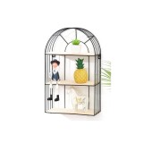 Raft de perete decorativ din metal 45 cm
