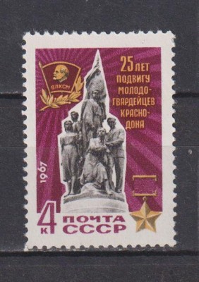 RUSIA (U.R.S.S. ) 1967 LENIN MI.3398 MNH foto