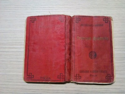 NOUVEAU VOCABULAIRE FRANCAIS-ROUMAIN - Jean Rizo -1904, 352 p. foto