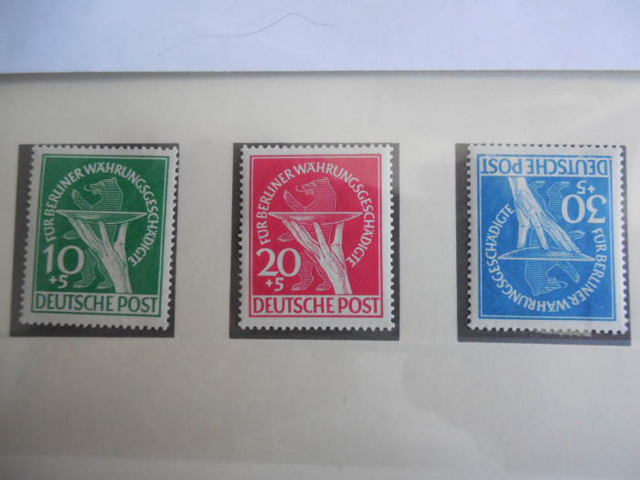 Serie timbre nestampilate Germania Berlin Vest