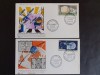 1962 - FDC-uri - Franta, Nestampilat