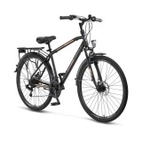 Bicicleta City Umit Montana M-480-S-2D, culoare negru/maro, roata 28&quot;, cadru ote... Cod:52843480002