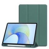 Husa tableta pentru honor pad x9 / x8 pro, flex trifold, auto sleep/wake, green