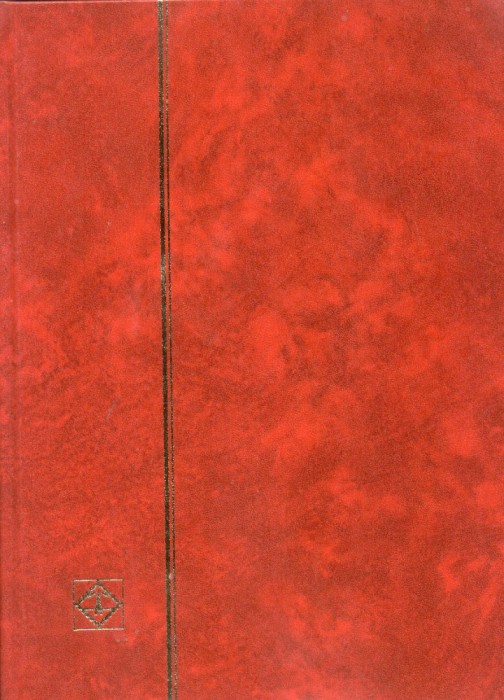 CLASOR TIMBRE 8 FILE/16 PAGINI NEGRE, MARCA LEUCHTTURM, FABRICAT GERMANIA, SIGILAT