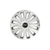 Set 4 capace roti Cu Inel Cromat Trend R15 Compatibil Cu Mini, Autohelix MSA